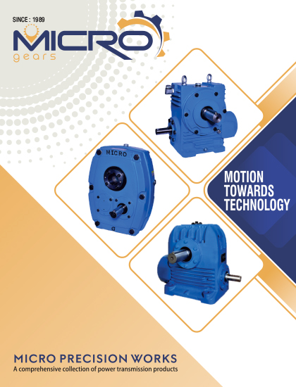 Catalogue - Shaft Mounted Gearboxes Manufacturer